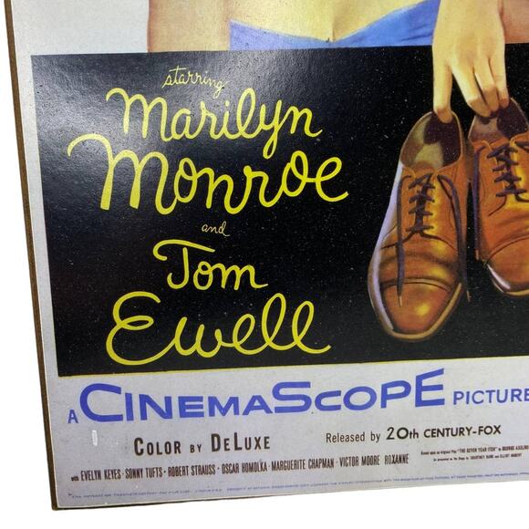 Radio Days The Seven Year Itch Wooden Movie Poster Sign Advertisement - Picture 7 of 8